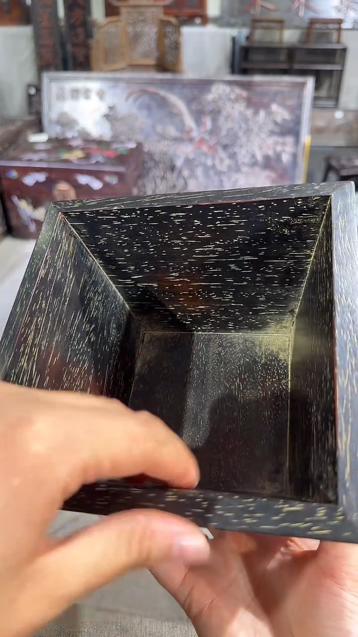木紫檀日进斗金斗