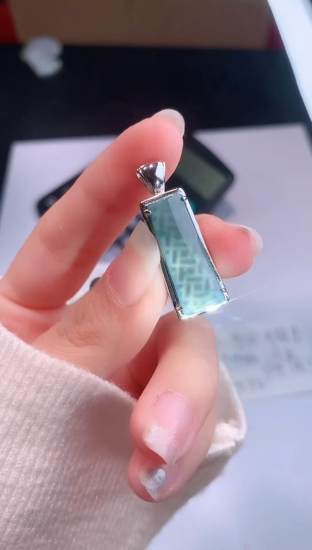 颈饰未镶嵌翡翠0芹0翡翠珠宝744