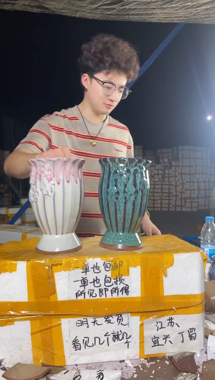 紫砂花盆紫砂花盆宜兴紫砂粗陶13*22