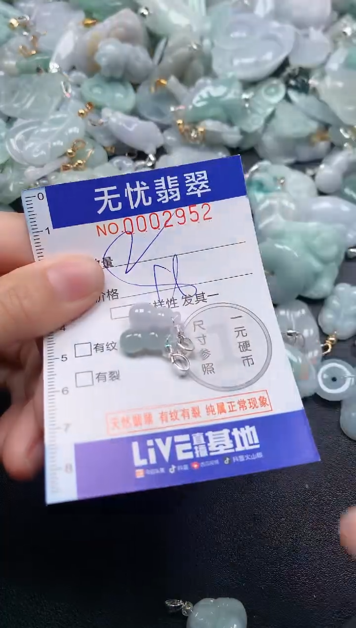 颈饰未镶嵌翡翠2952