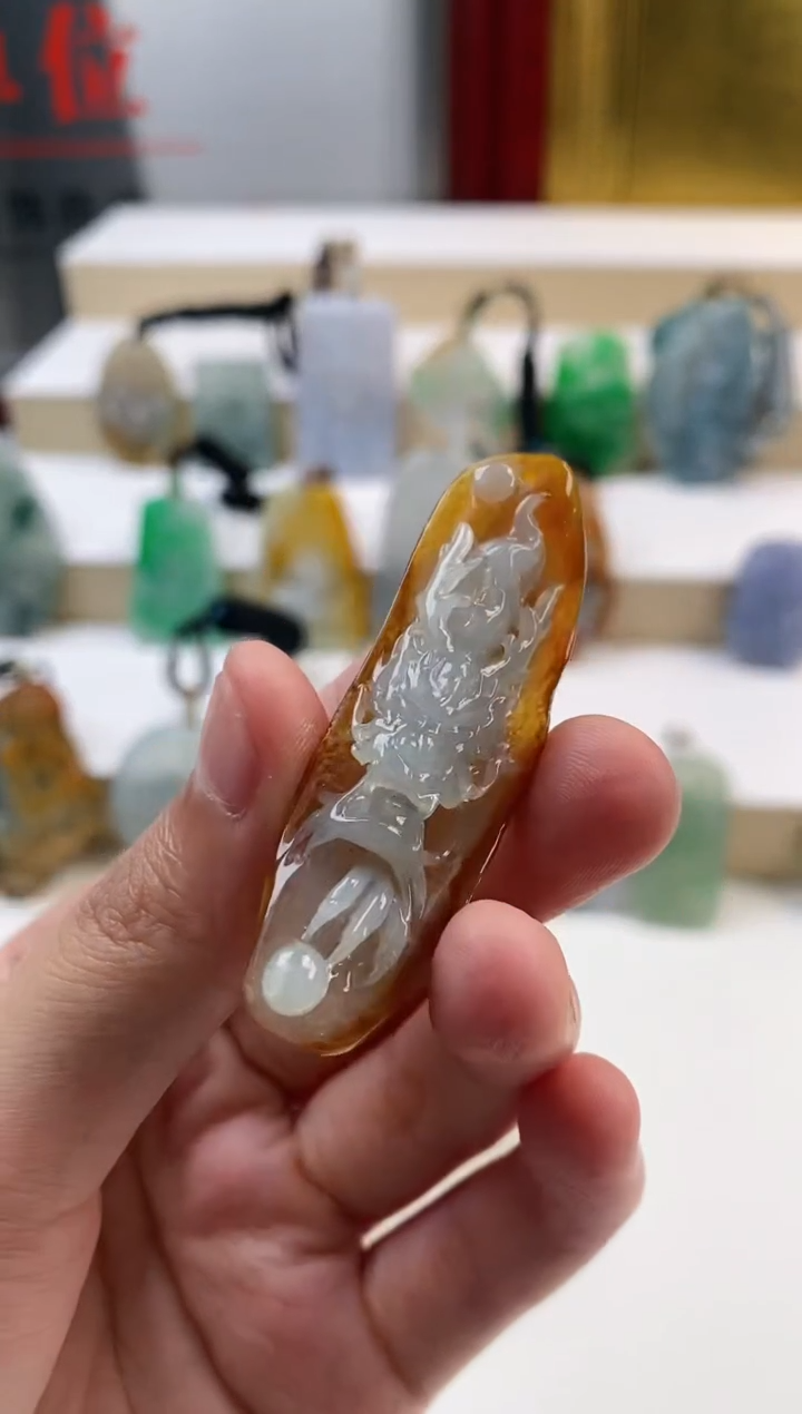 【闪购商品】翡翠吊坠(不含链)未镶嵌天然 缅甸A货翡翠吊坠