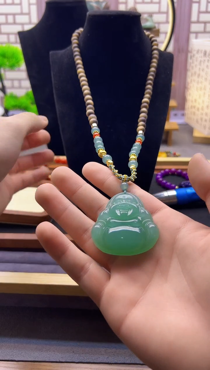 【闪购商品】翡翠颈饰14K金镶嵌X798          