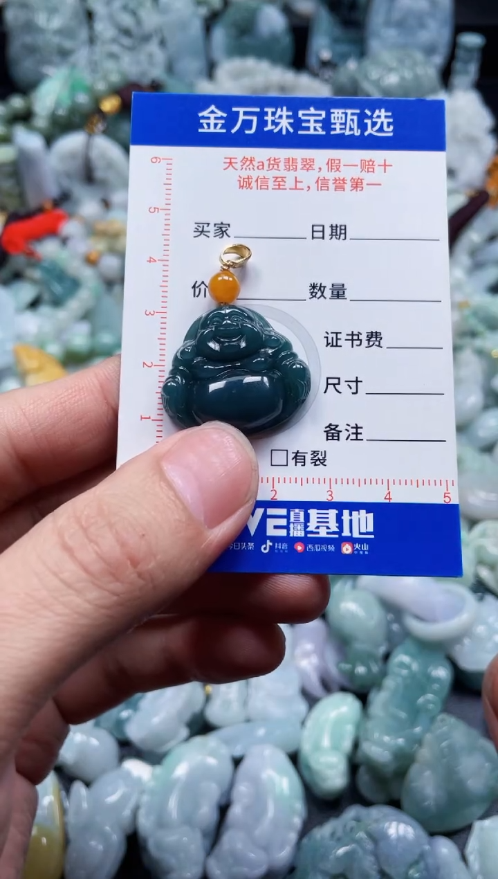 翡翠未镶嵌颈饰天然翡翠a货