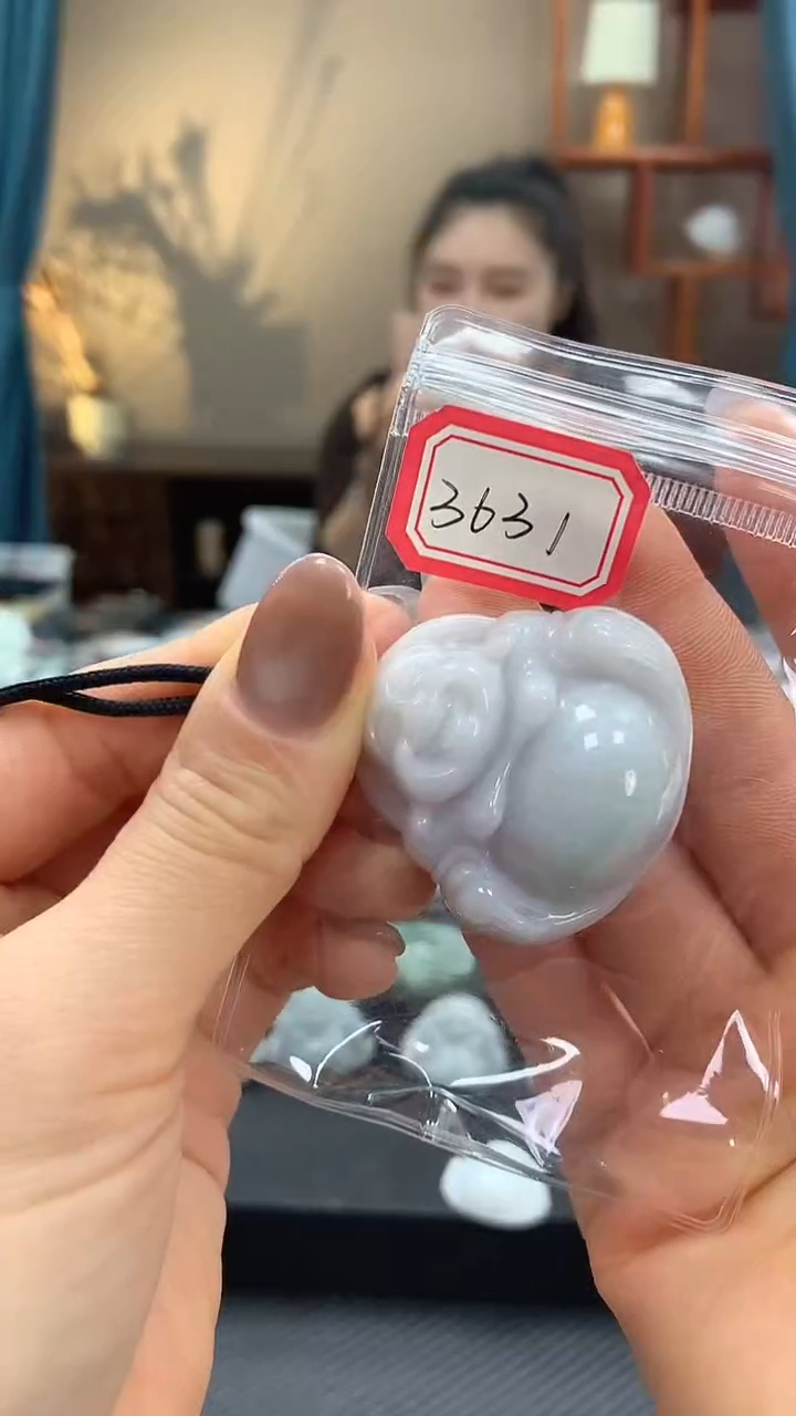 颈饰未镶嵌翡翠佛公3631