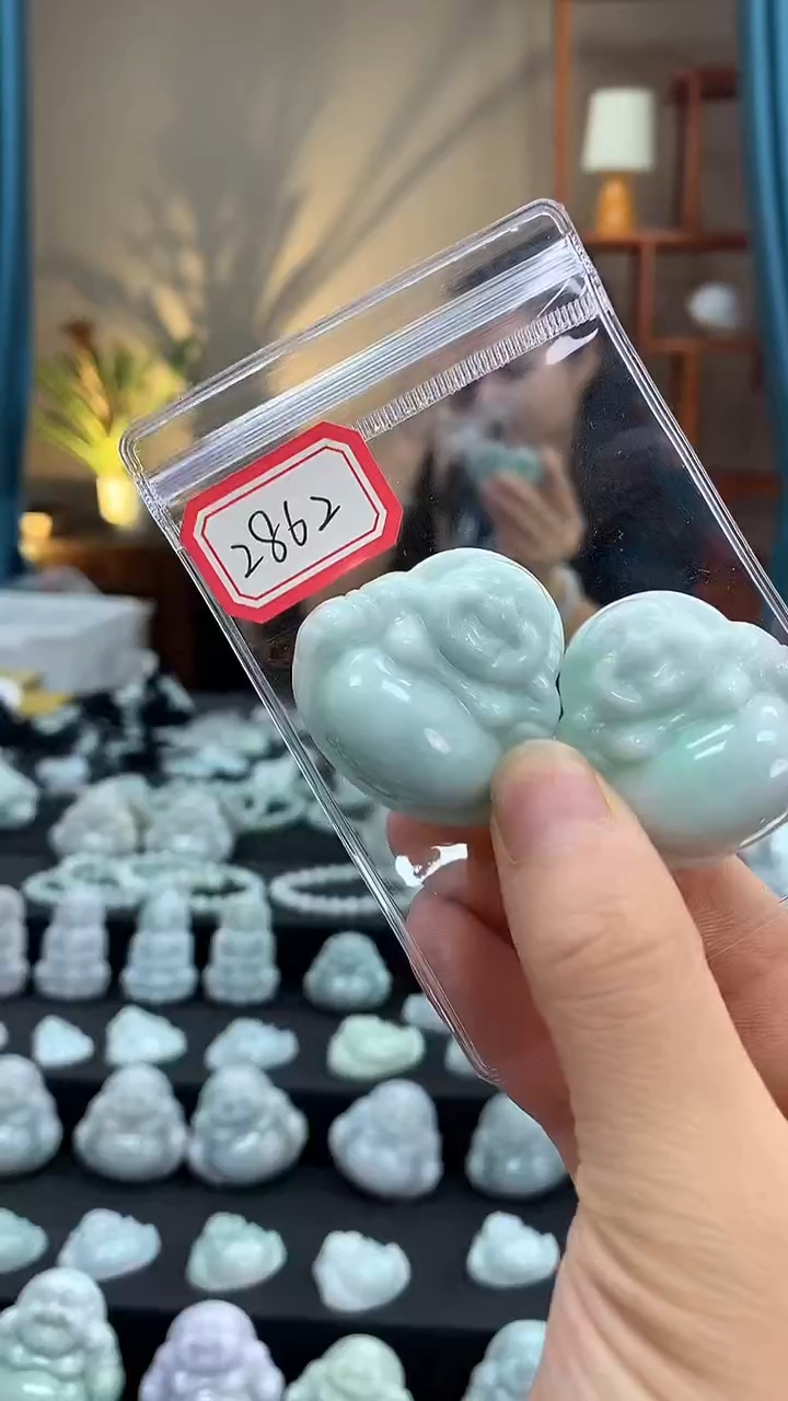 颈饰未镶嵌翡翠佛公 2862多样性发一件