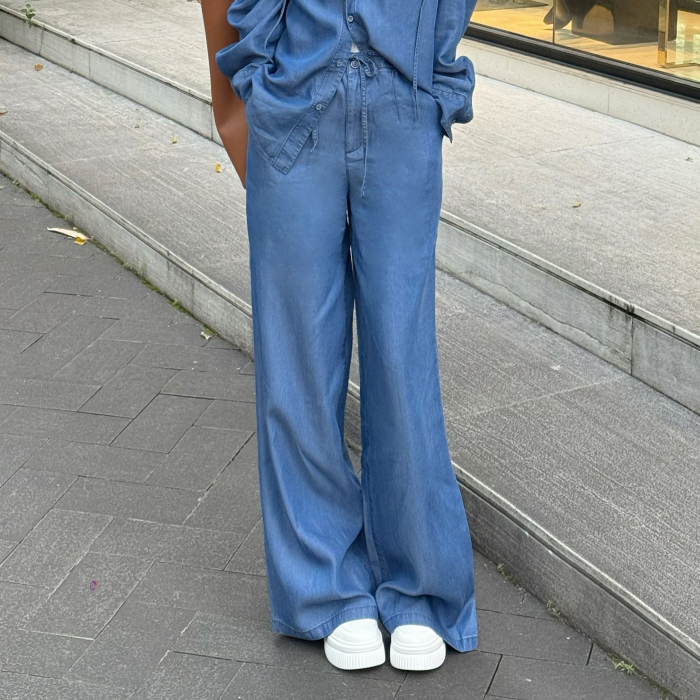 GIRDEAR/哥弟真的好简约时尚百搭纯色休闲宽松直筒休闲裤810015