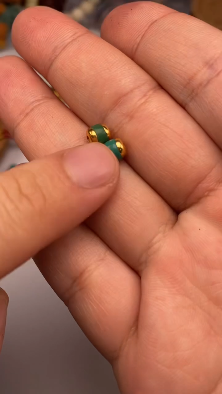 【闪购商品】绿松石隔珠未镶嵌松石隔珠