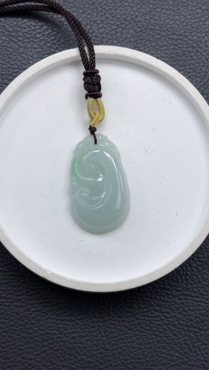 颈饰未镶嵌翡翠K611B-1194 如意