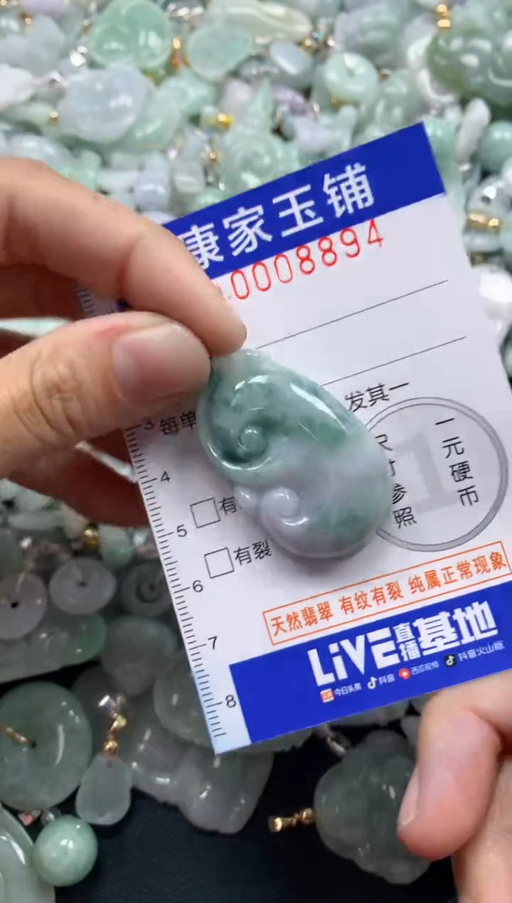 颈饰未镶嵌翡翠8894