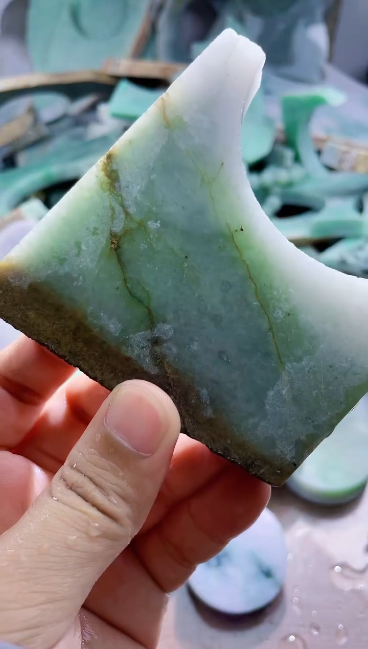 翡翠裸石天然A货翡翠1667