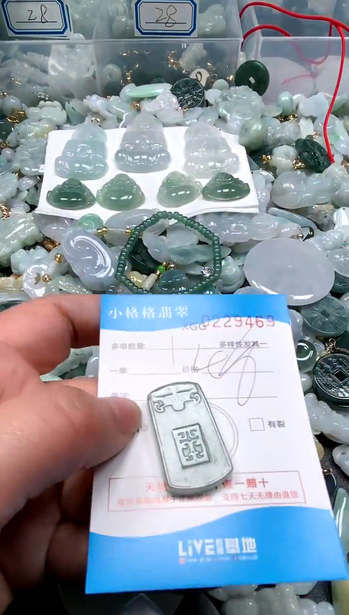 【闪购商品】翡翠颈饰未镶嵌闪购商品0229469