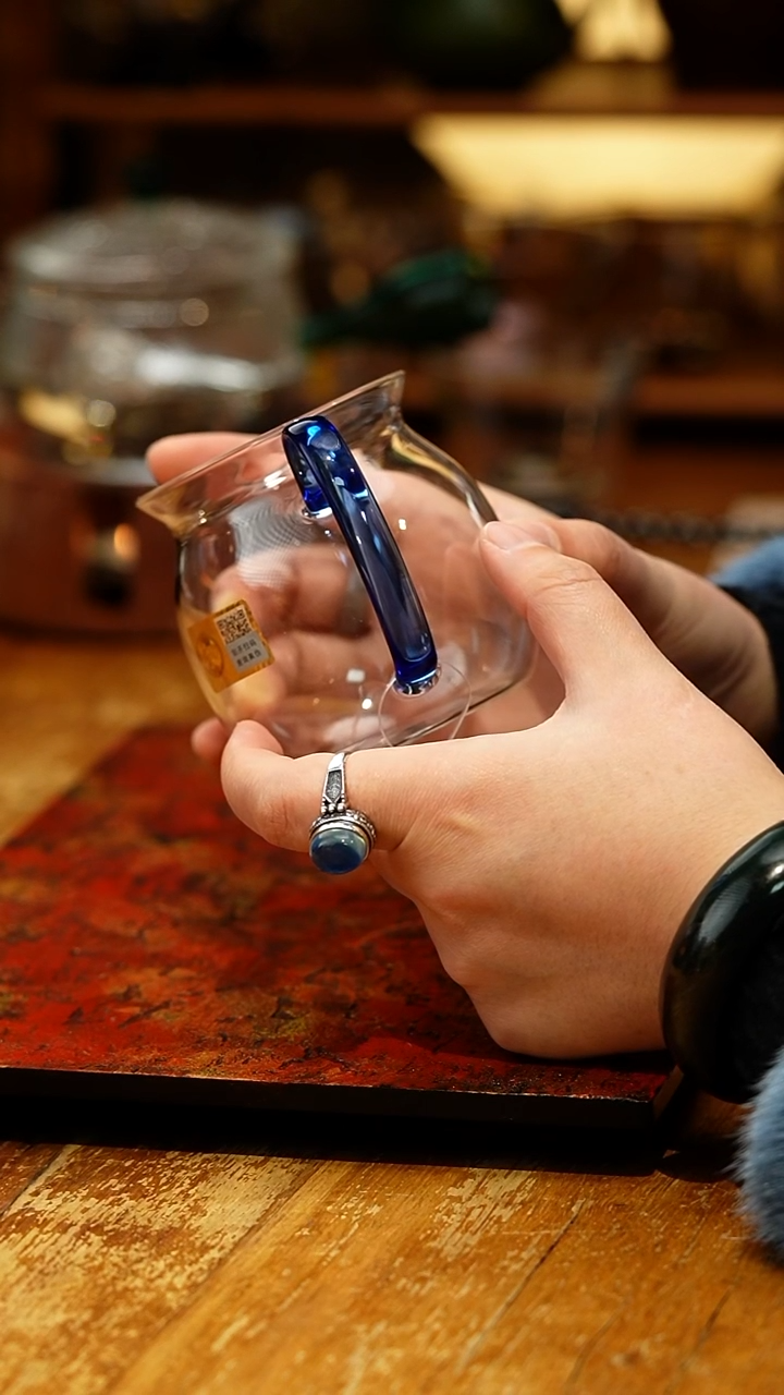 【闪购商品】禾器/晶彩美满茶海/浅蓝色/定制款