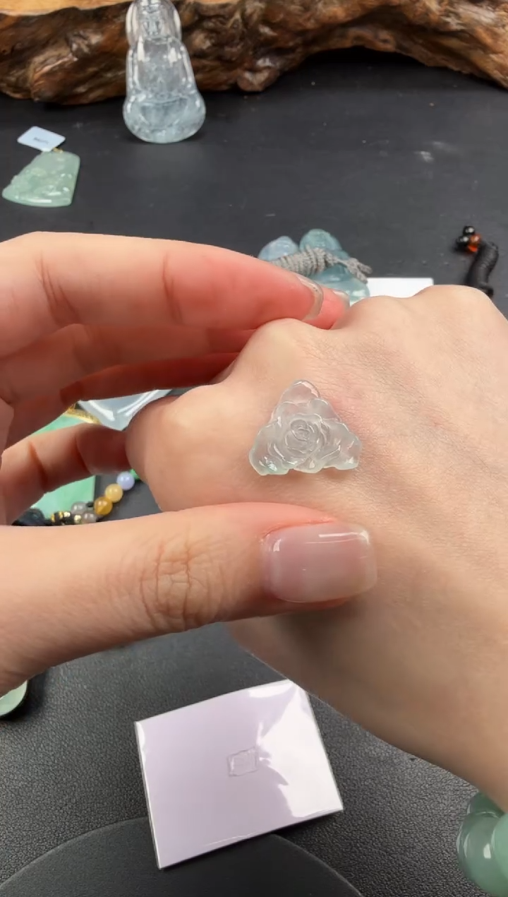 吊坠(不含链)未镶嵌翡翠翡翠饰品-273
