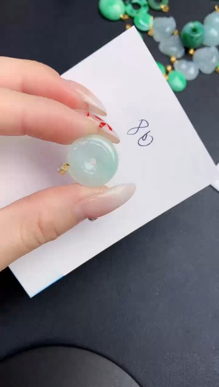 【闪购商品】翡翠颈饰18K金镶嵌000000000000