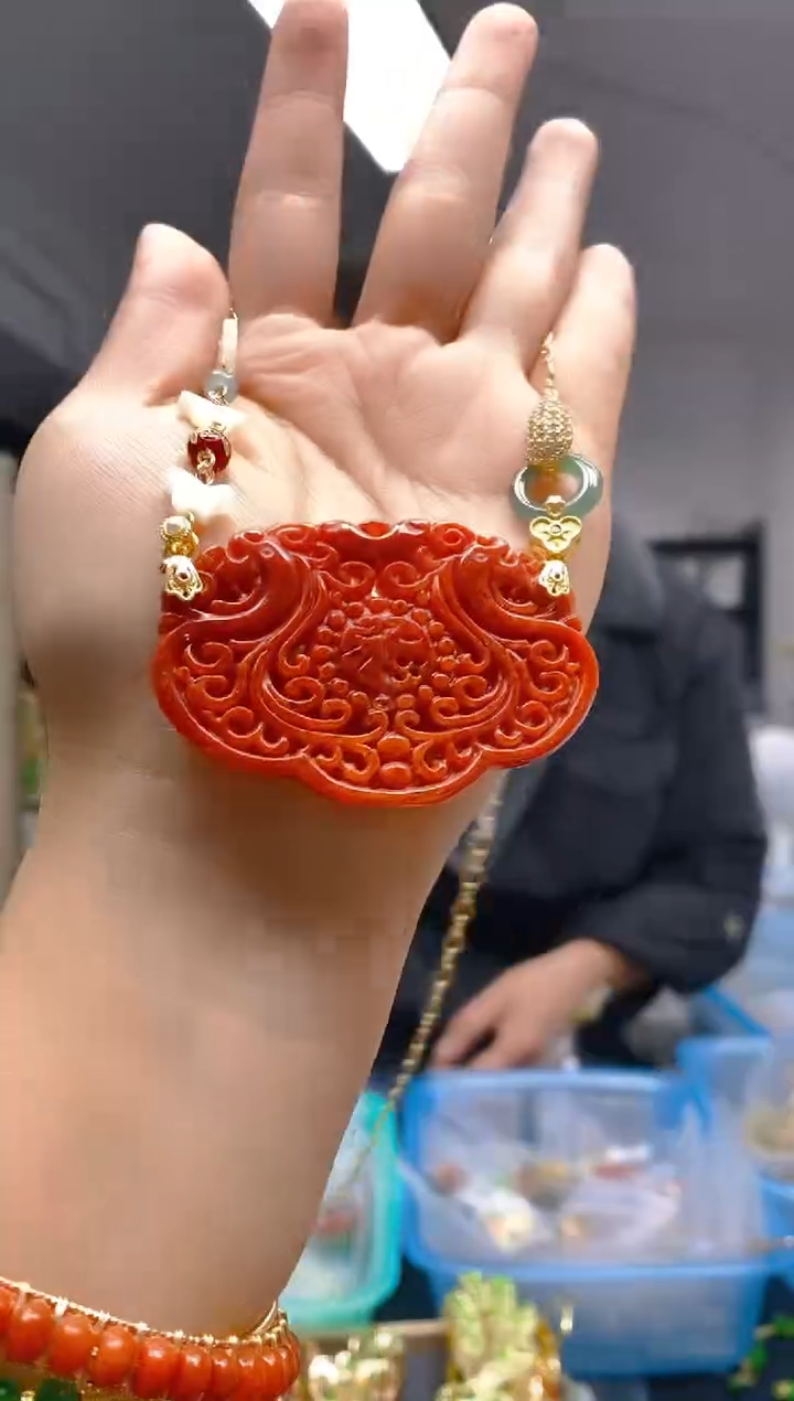 【闪购商品】翡翠耳饰合金0412翡翠锁骨链