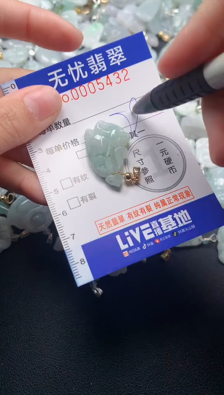 颈饰未镶嵌翡翠5432