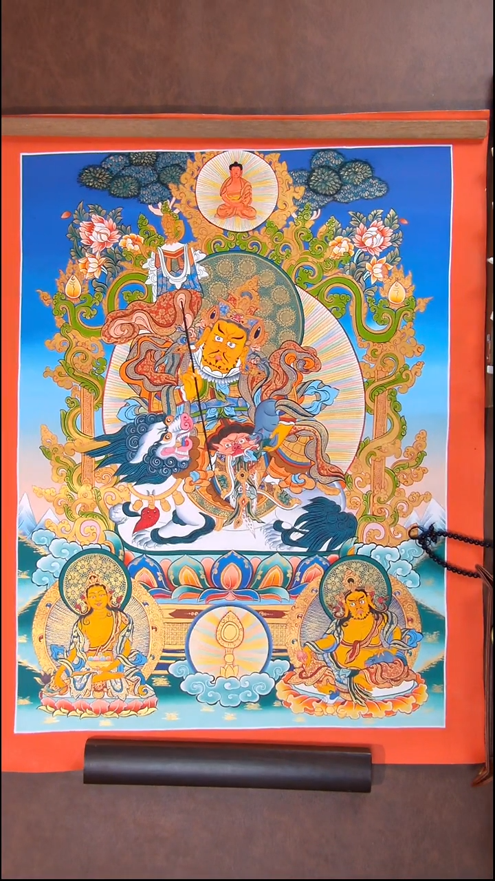 吊坠带藏装开加财宝天