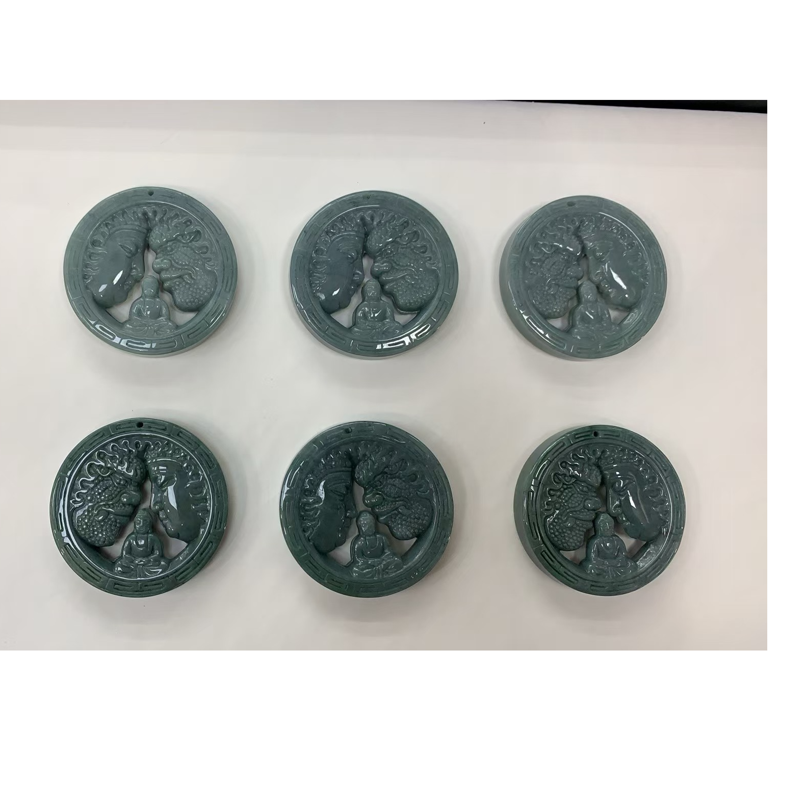 抖音官方正品质检中心天然A货翡翠神佛契【多样性发货-拍一发一】