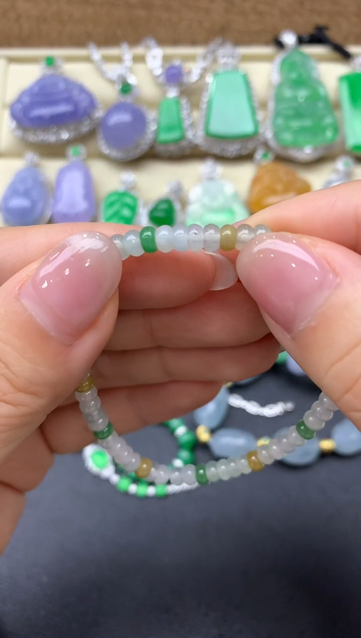 【闪购商品】翡翠手串未镶嵌7-中国好珍宝