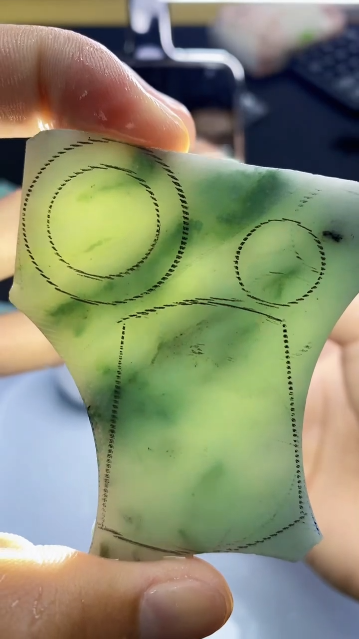 裸石翡翠天然缅甸A货【海】04