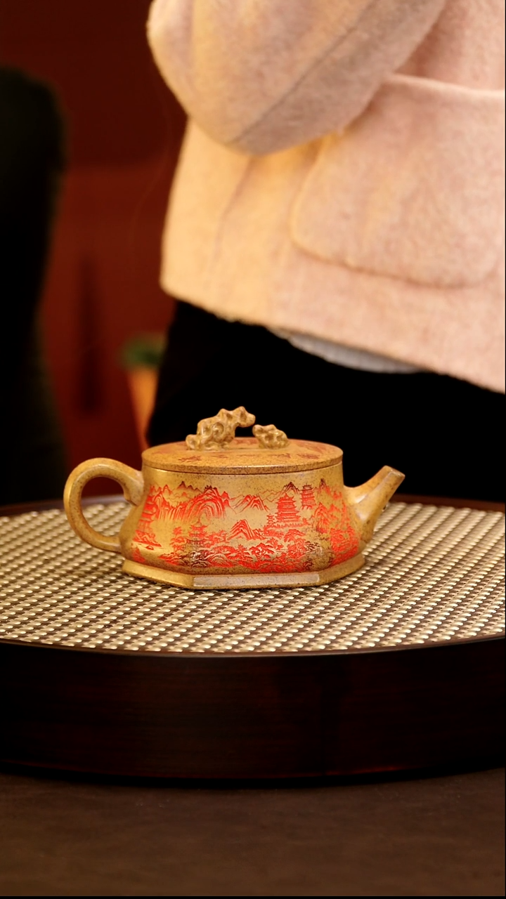 茶壶紫砂紫砂作品1230幻彩258