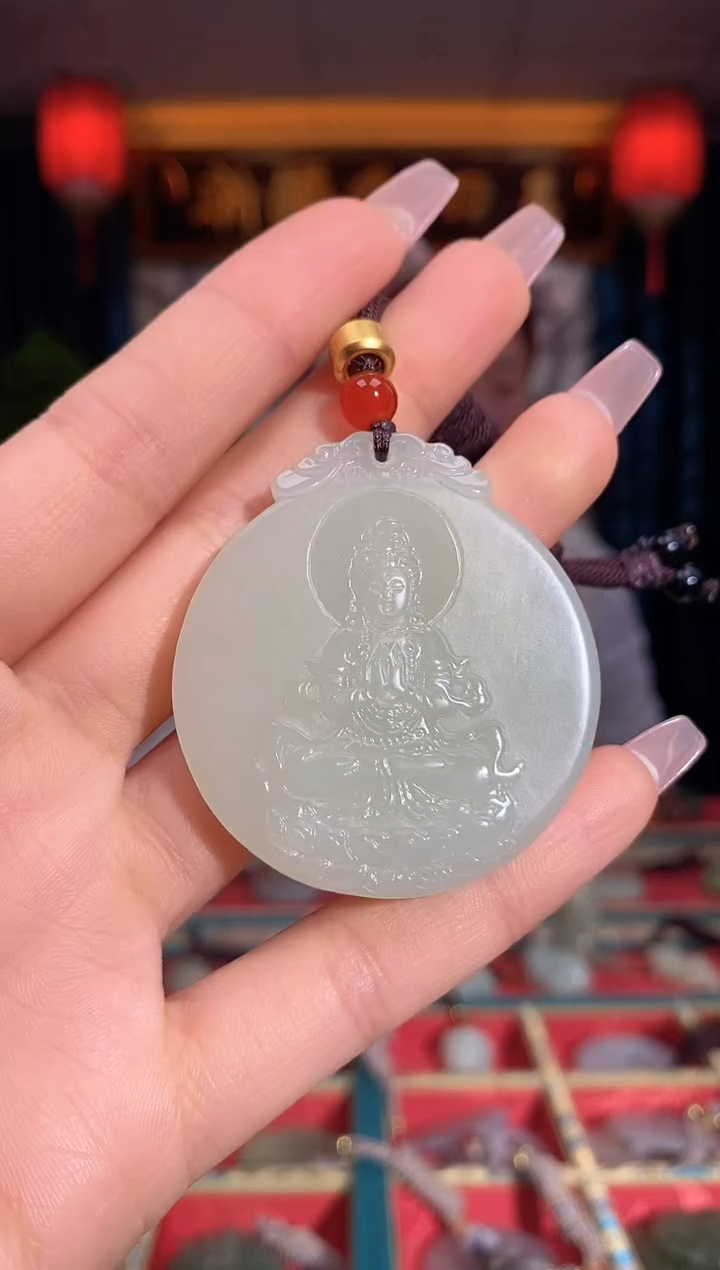 【闪购商品】和田玉颈饰未镶嵌观音