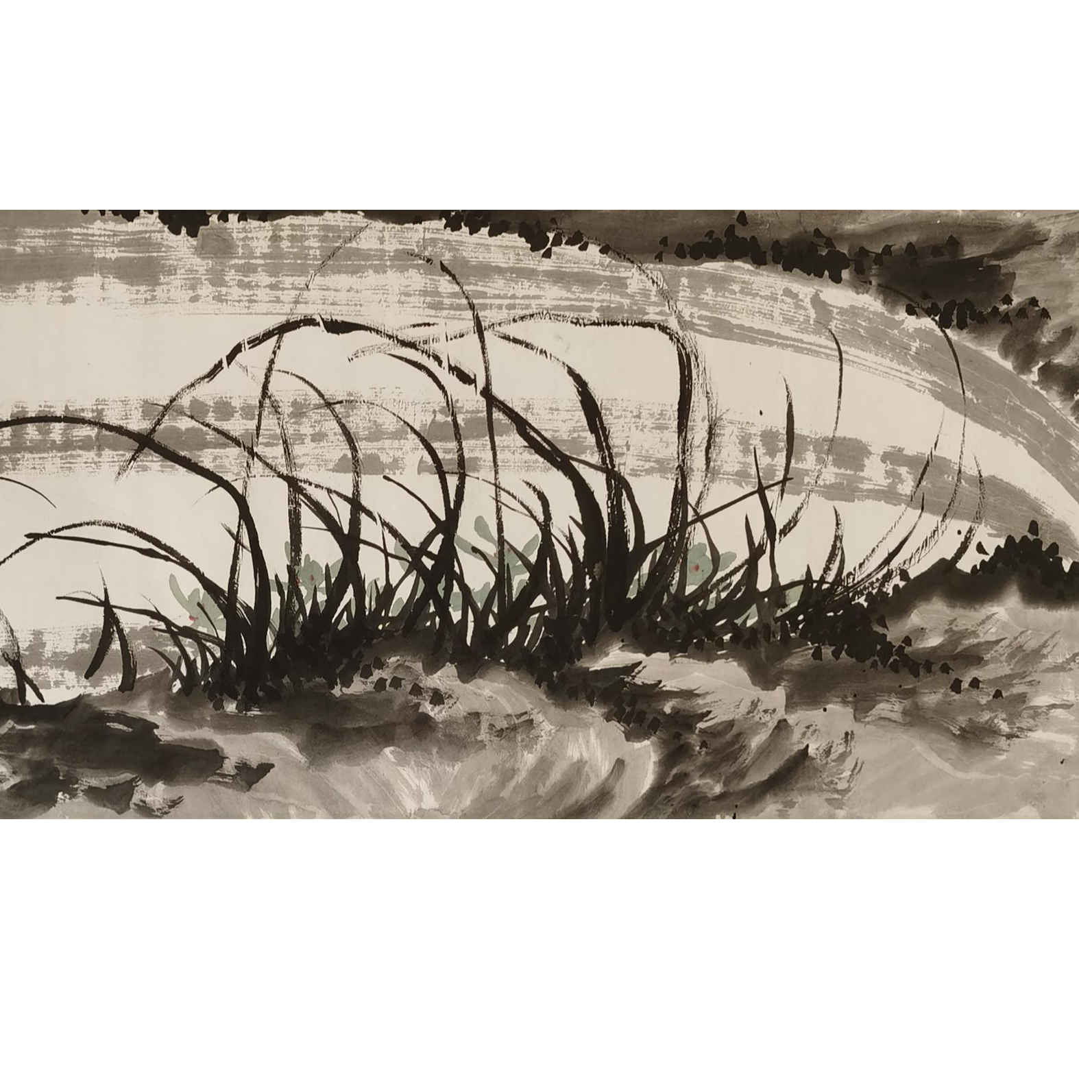 【辽拍】V240617-1-44《花卉》（2.5平尺)  纸本镜片  yk1002