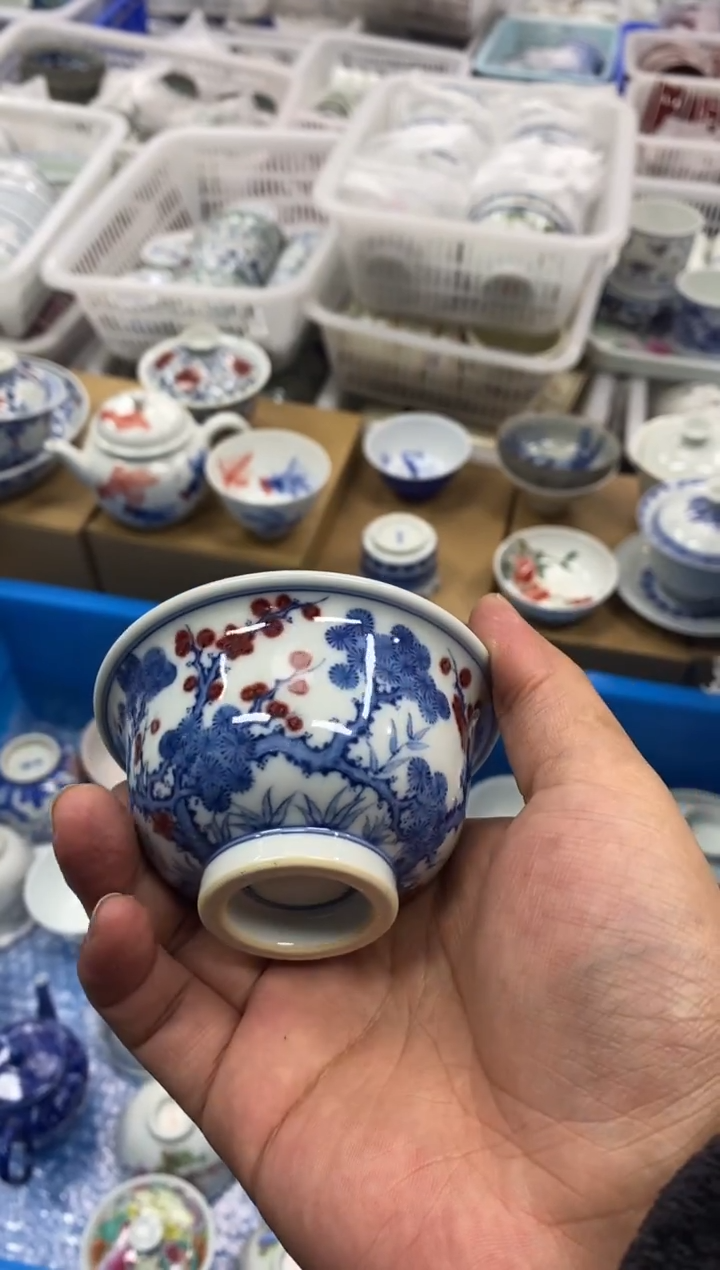 摆件陶景德陶瓷茶具容量约80