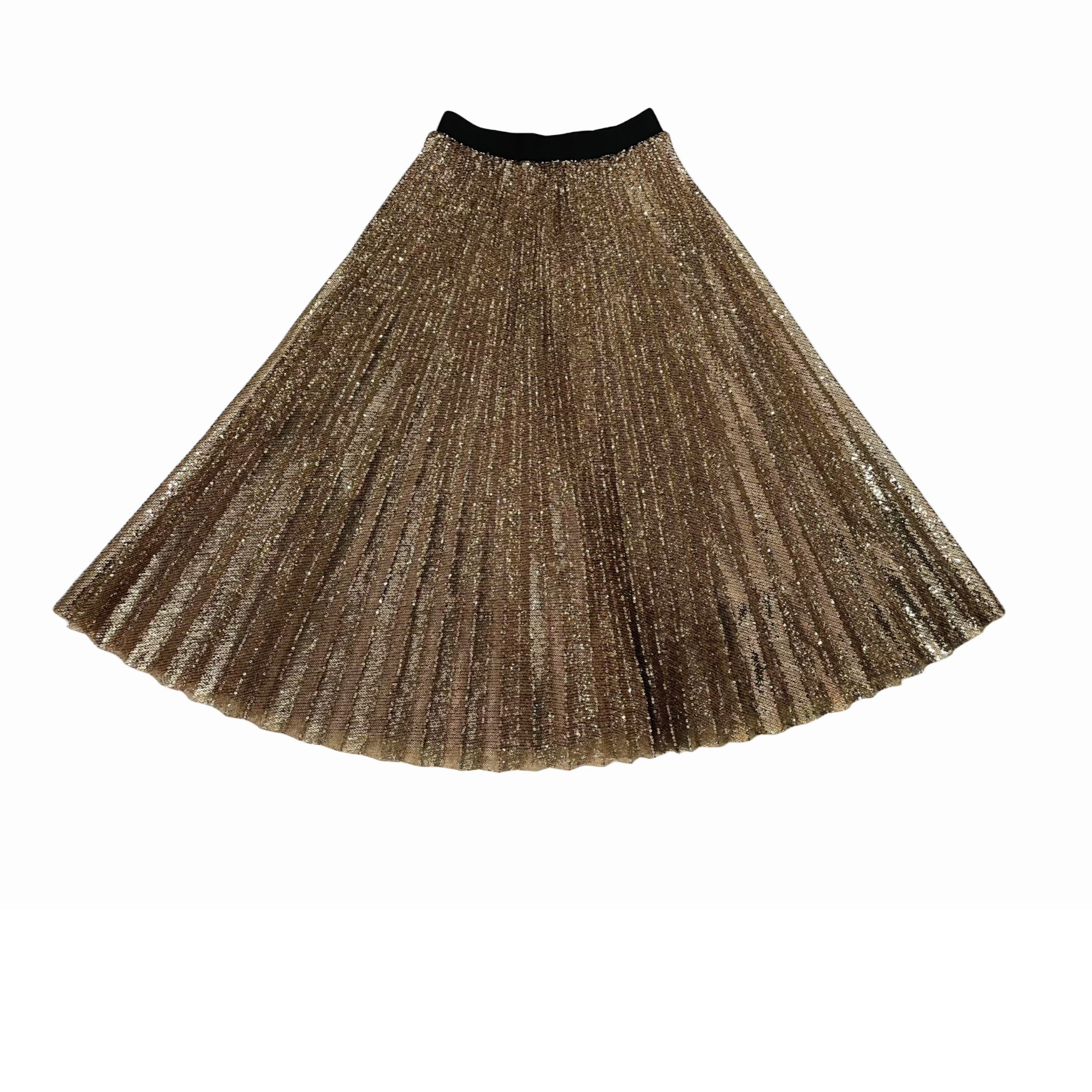 LcThing Studio |法式气质半裙百搭重工亮片百褶半裙时尚轻奢