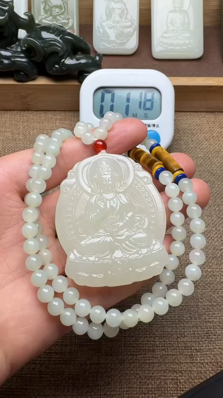 【闪购商品】和田玉颈饰未镶嵌大伟