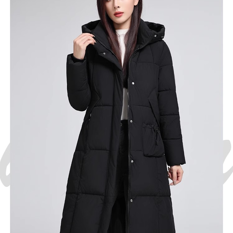 宽松连帽宽松型保暖棉服棉衣冬季冬装休闲中长款