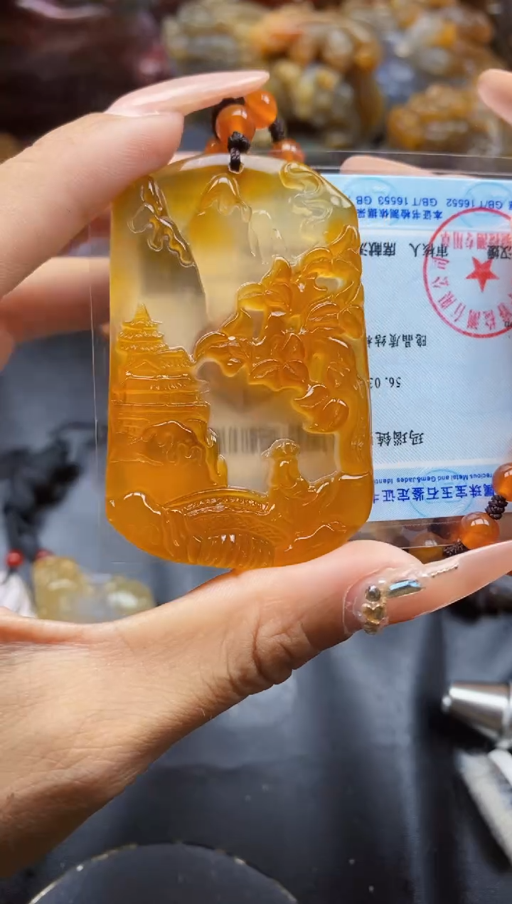 玛瑙/玉髓颈饰未镶嵌ll