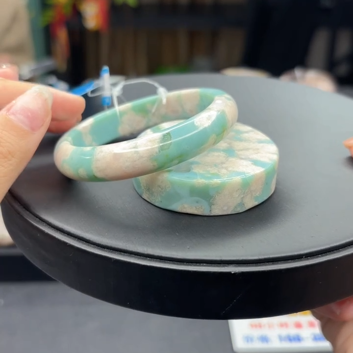 非金属布艺手镯 琦丽雅樱花手镯55圈口2157