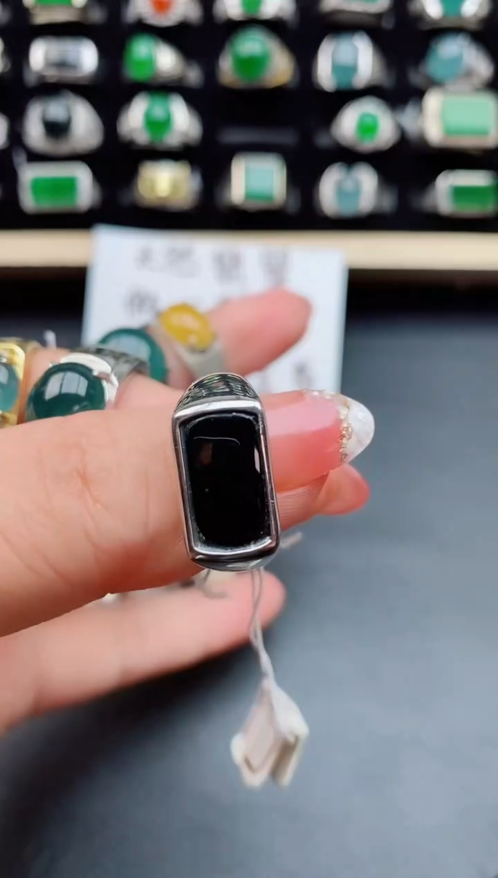 【闪购商品】翡翠戒指银S925镶嵌121212