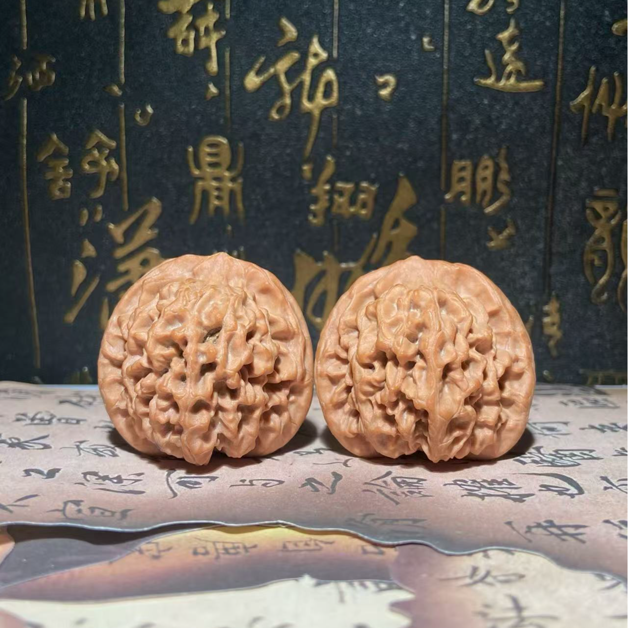 An139文玩核桃把件秦闷肚38.5边38高36.5