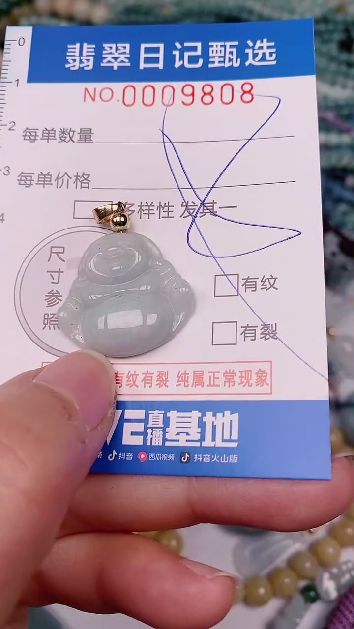 【闪购商品】翡翠颈饰未镶嵌00009808