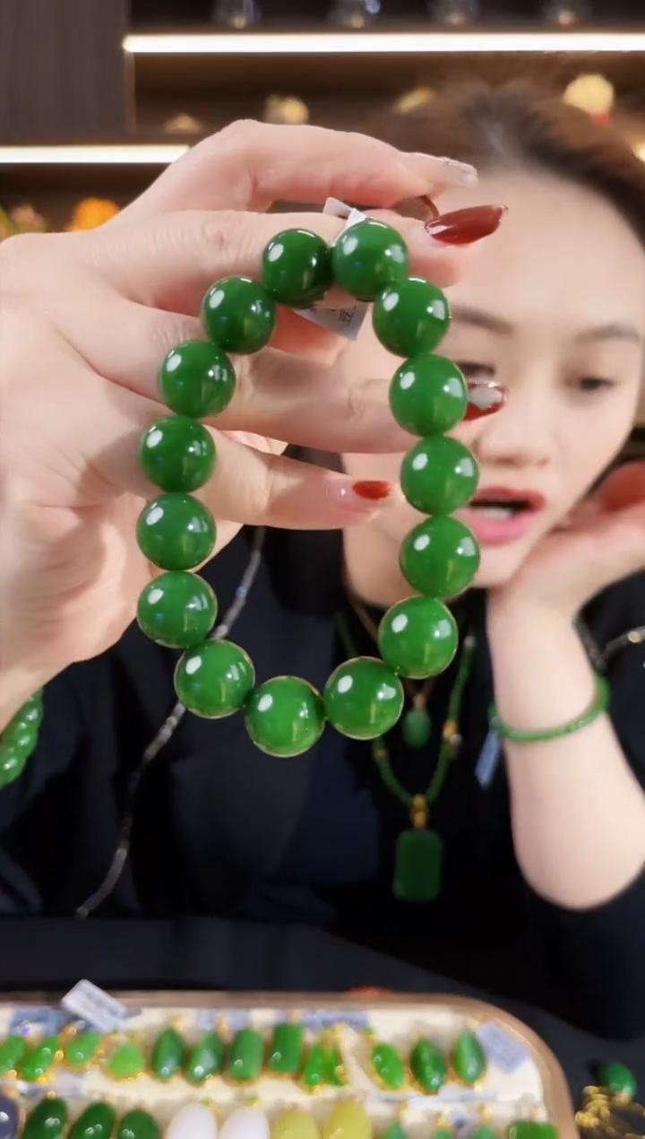 【闪购商品】和田玉·未镶嵌圆珠手串一条