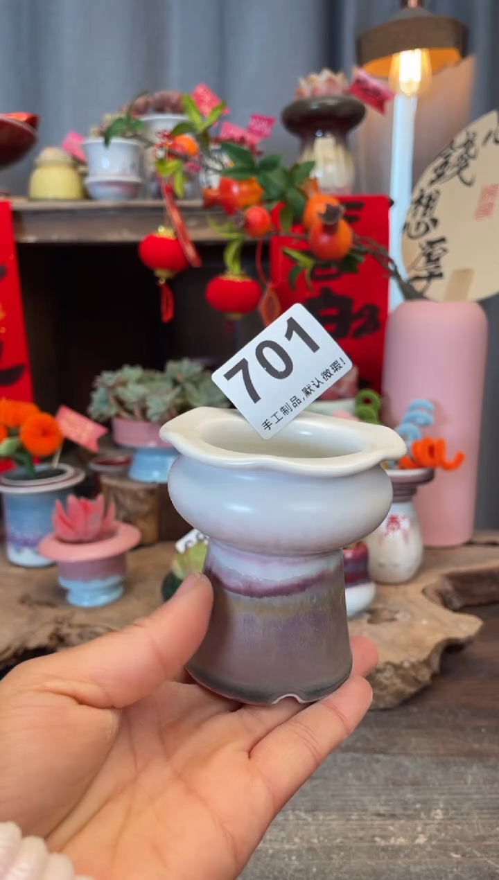 【闪购商品】摆件701知木小芳花盆