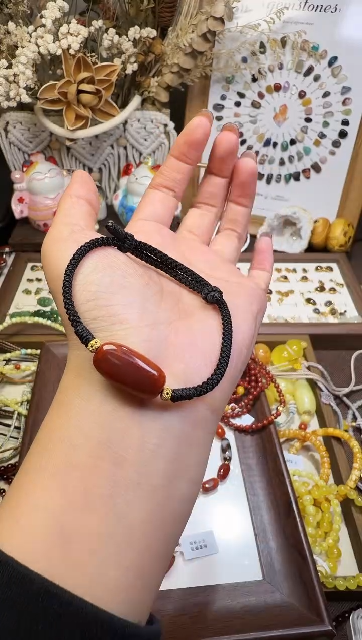 水晶摆件未镶嵌手绳