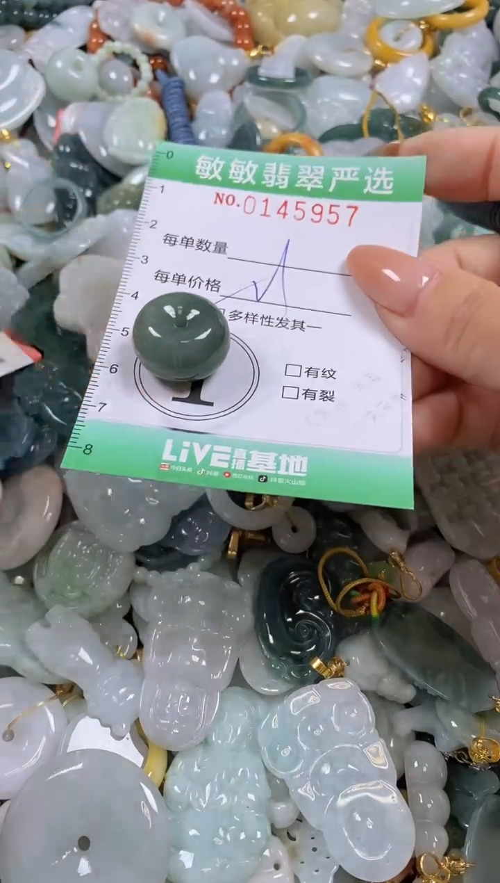 【闪购商品】翡翠未镶嵌颈饰闪购0145957多样性发其一