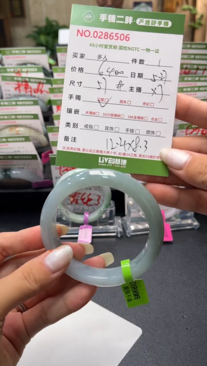 翡翠手镯未镶嵌多人