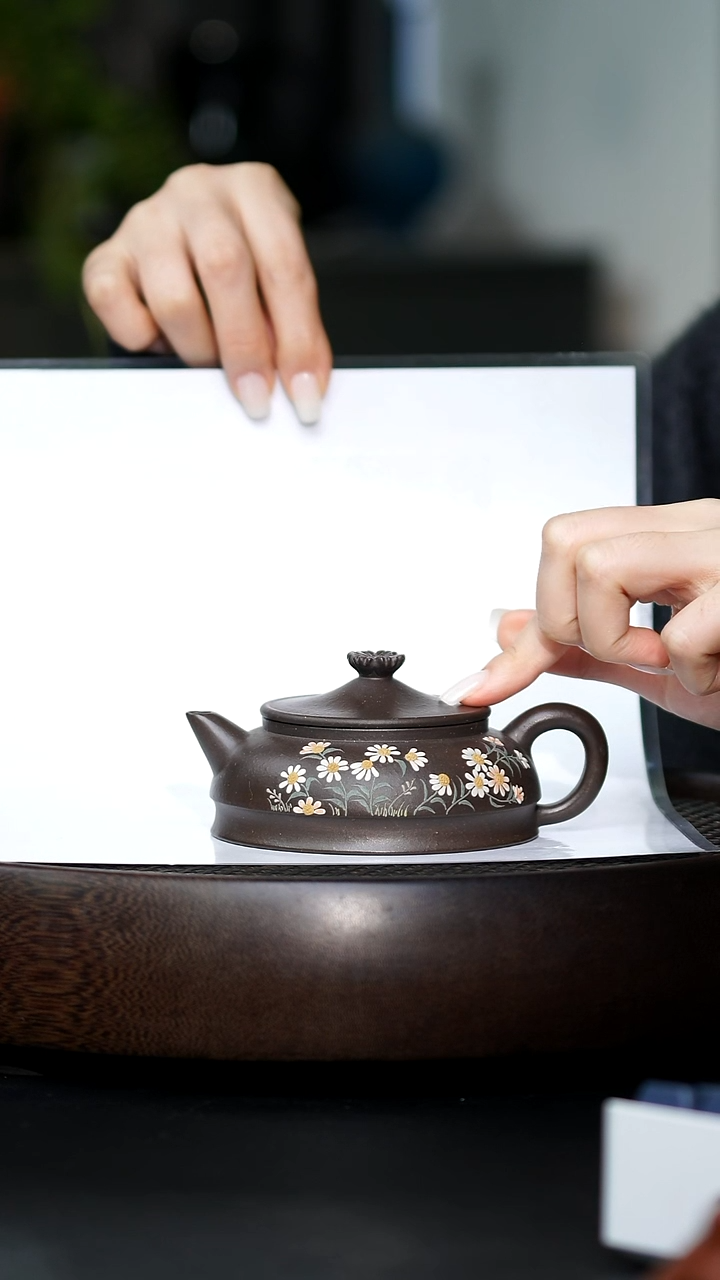 JCY-0290幸福花-黑墩金砂-160cc