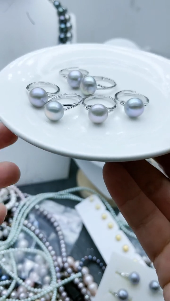 【闪购商品】淡水珍珠颈饰钛钢6