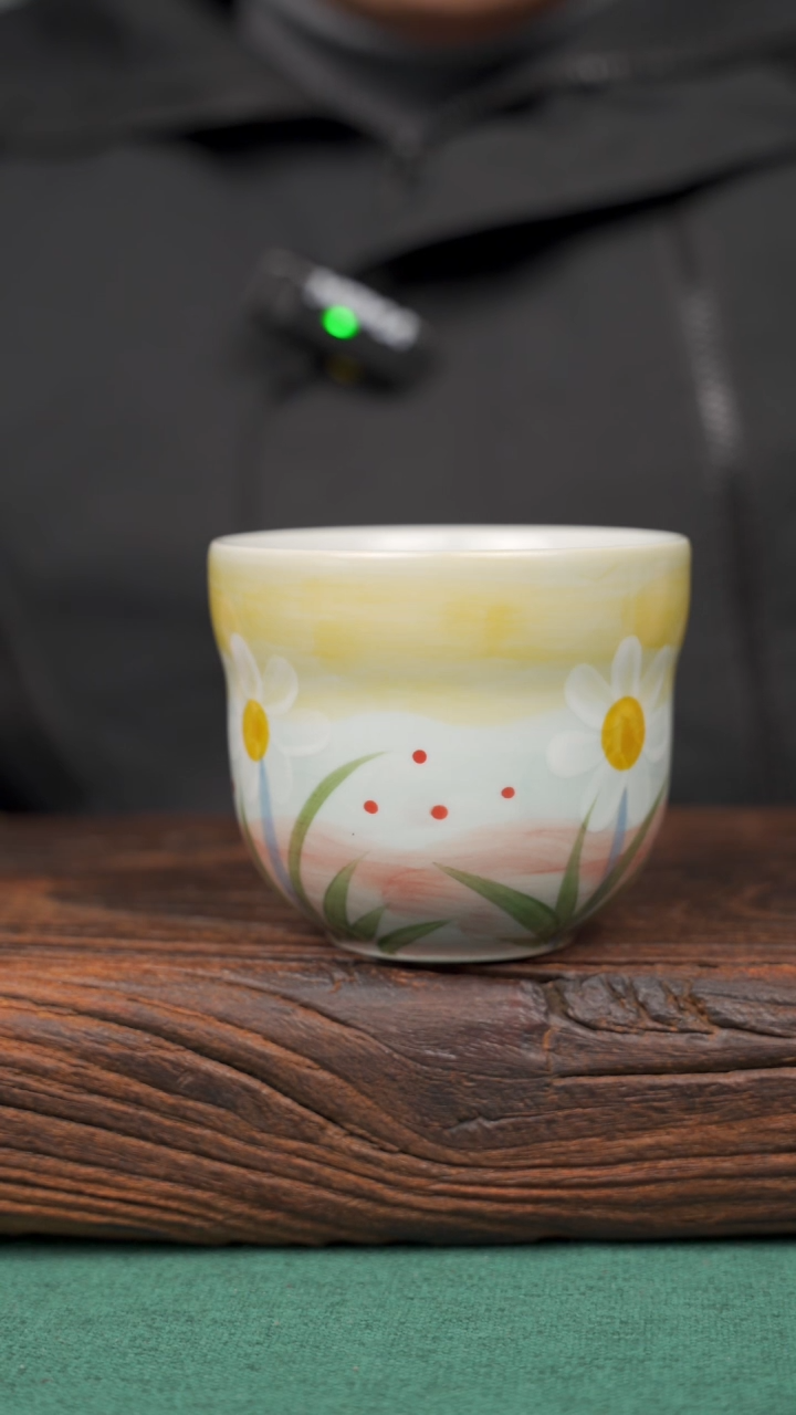 【闪购商品】瓷片53景德镇杯釉下手工手绘瓷器