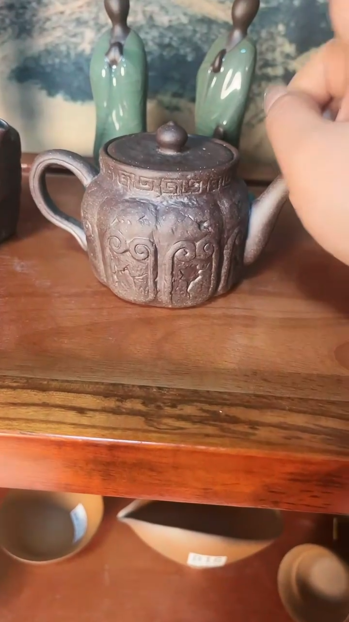 【闪购商品】E02 紫泥将军壶全手老岩泥