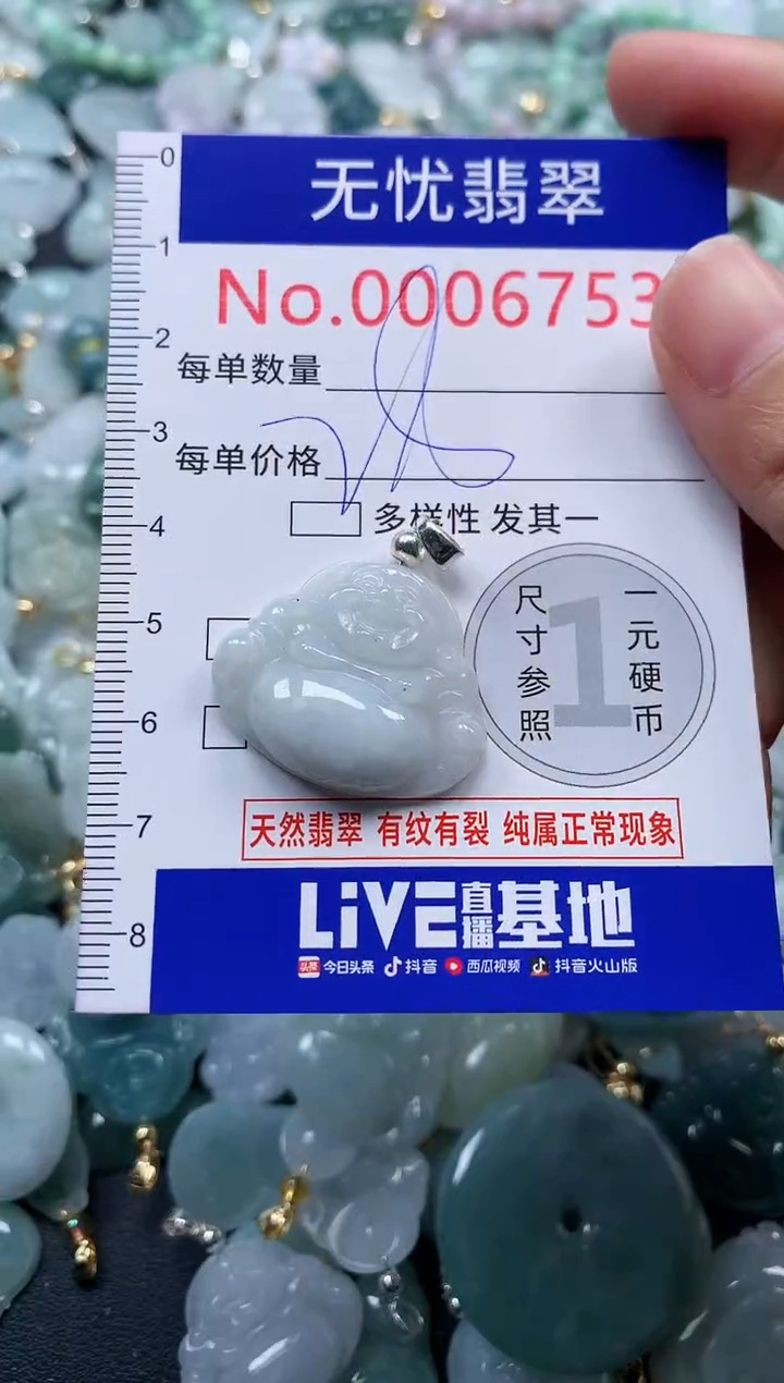 颈饰未镶嵌翡翠6753