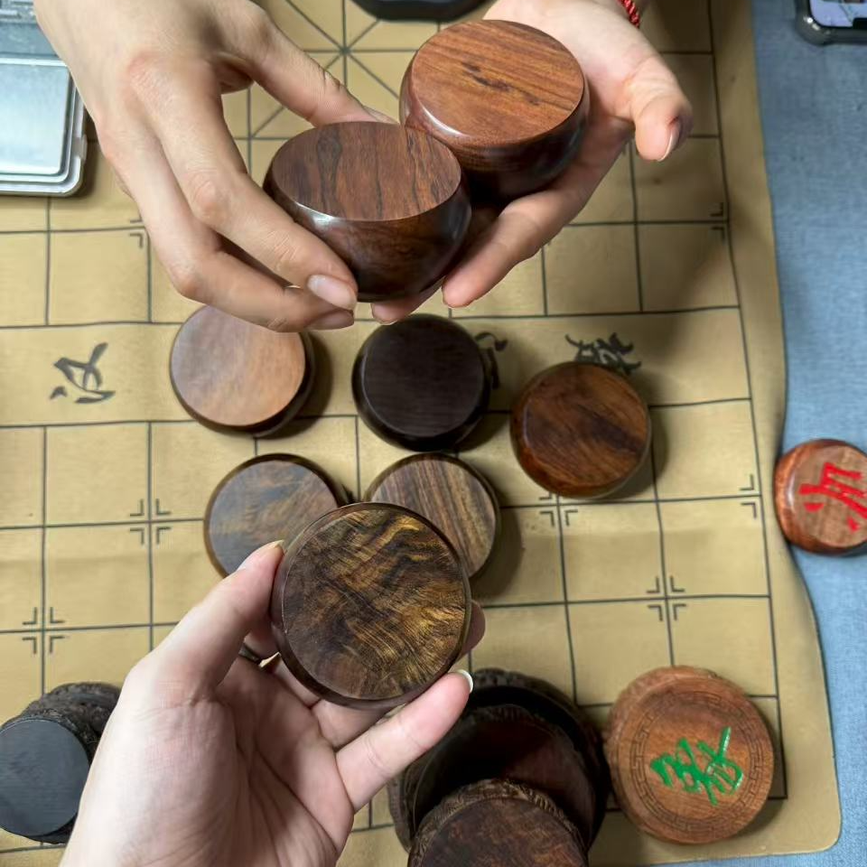 可定制白板字体可选大红酸枝70黑飘红中国象棋大号成人老人送礼