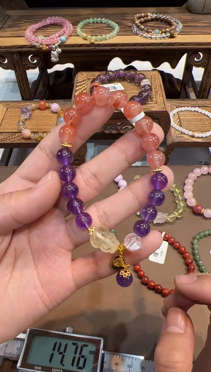 【闪购商品】水晶手绳未镶嵌@@手饰