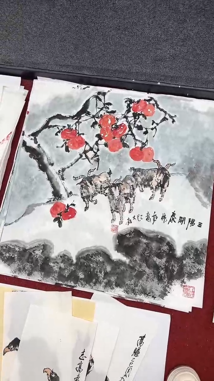 国画周大拙/国画/花鸟