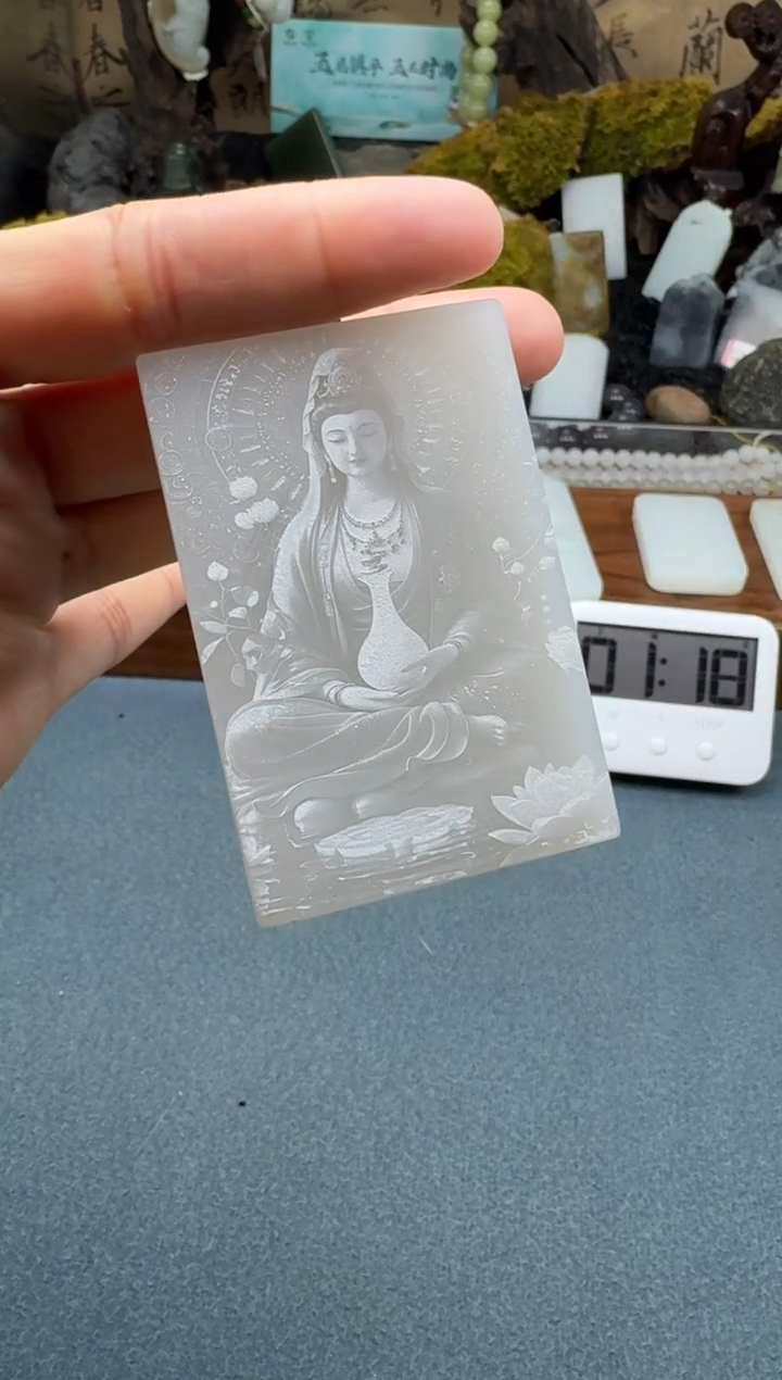 【闪购商品】和田玉颈饰未镶嵌开心